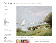 Tablet Screenshot of burlington.co.uk