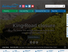 Tablet Screenshot of burlington.ca
