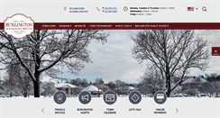 Desktop Screenshot of burlington.org